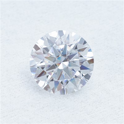 Дөңгелек GRA сертификатталған борпылдақ моиссанит